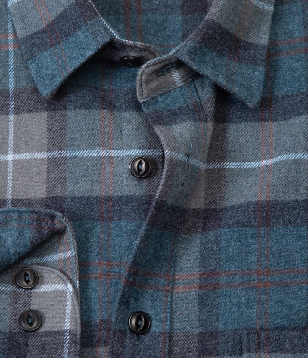 Camisa Guy Cuadros Azul - Camisa