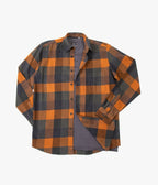 Camisa Guy Cuadros Orange - Camisa