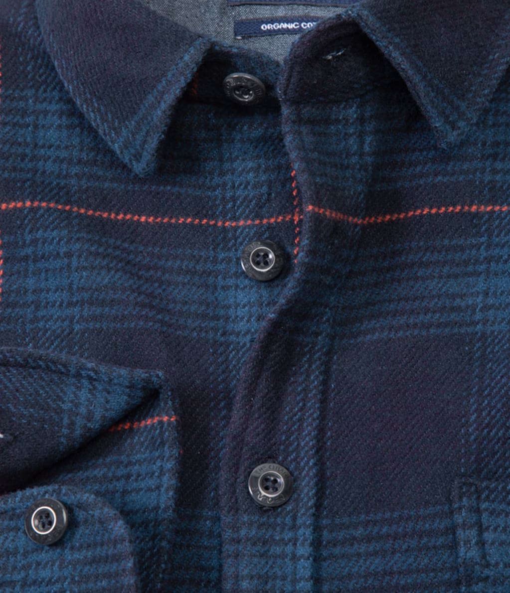Camisa Guy cuadros Azul Oscuro - Camisa
