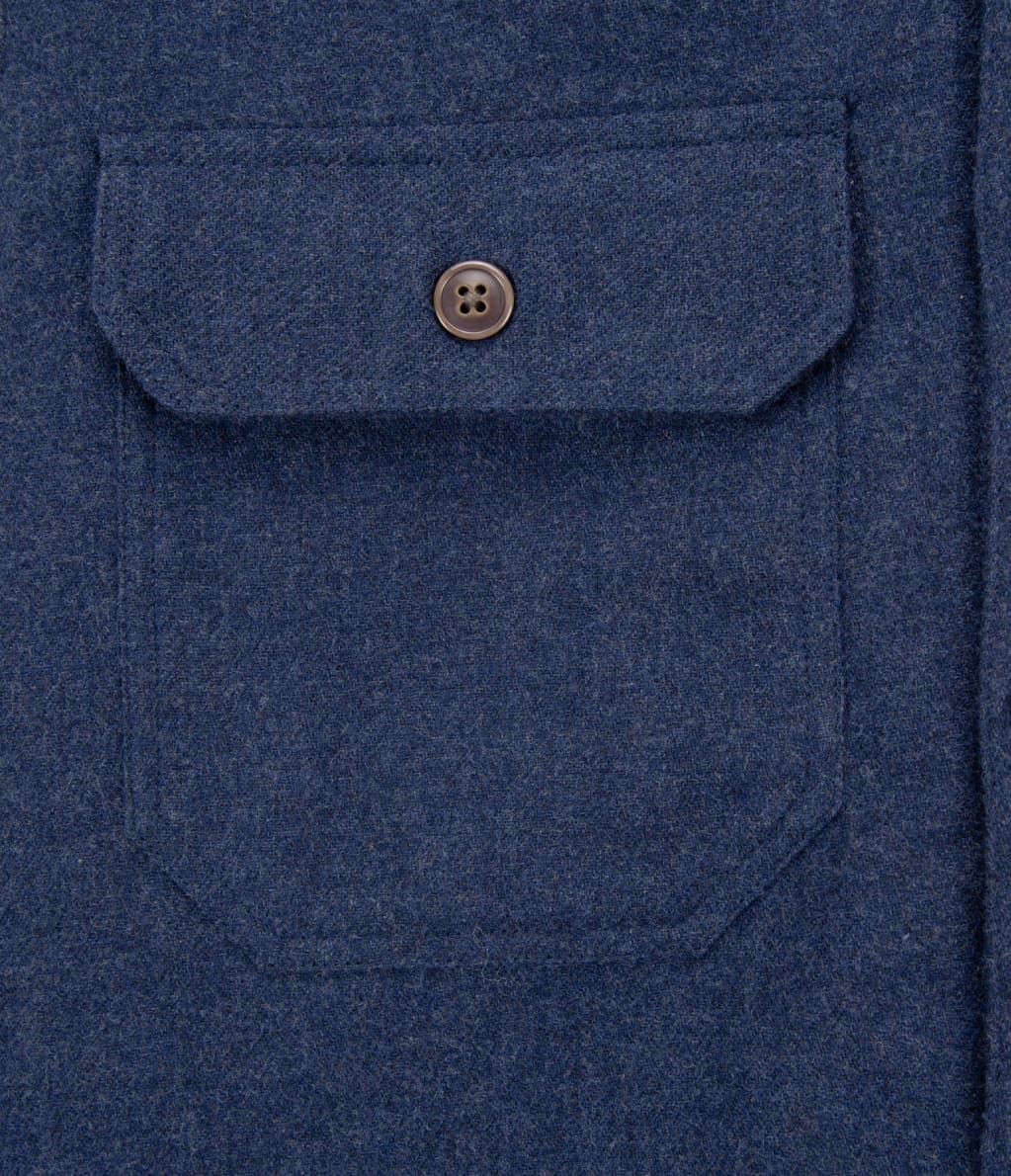 Overshit Jacket Zibo Azul - Camisa