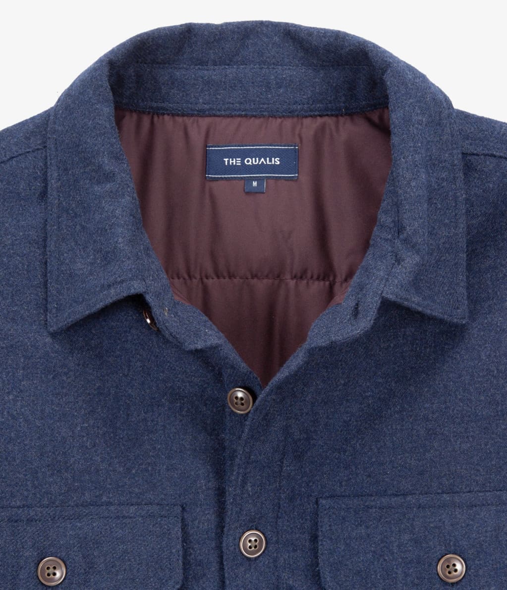 Overshit Jacket Zibo Azul - Camisa