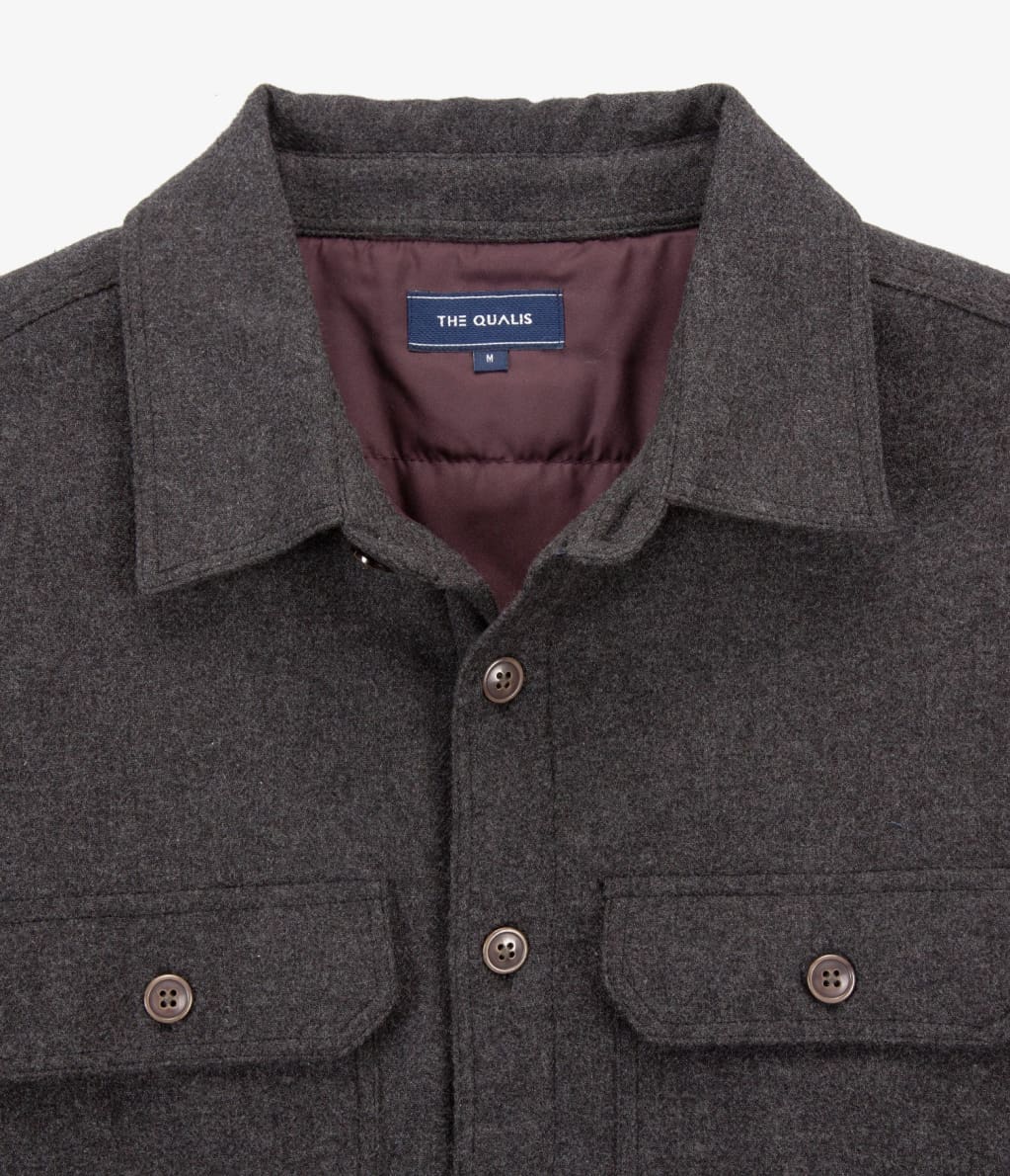 Overshit Jacket Zibo Gris - Camisa